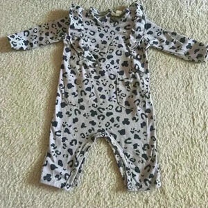 Jessica Simpson animal print baby romper